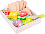 New Classic Toys Box na obed a piknik - drevené potraviny