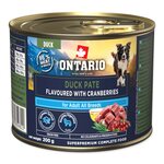 Konzerva Ontario Adult kačacie paté s príchuťou brusiniek 200g