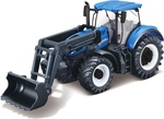 Bburago 10cm Farm Traktor New Holland mit Frontlader