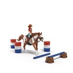 Schleich Hannah cu cal și obstacole - aventură western