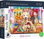 Trefl Prime puzzle 1000 UFT - Nálož roztomilosti: Psí sliediči