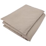 EKO Lenjerie de pat pentru copii 2 piese bumbac Dark Beige 40x60cm, 90x120cm