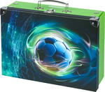 BAAGL Skladací školský kufrík Futbal Lopta s kovaním