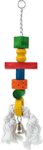 Toy Bird Jewel Holzrassel, hängend an einem Seil, 9x50cm