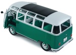 1:18 VOLKSWAGEN T1 SAMBA GREEN / WHITE 1962 - SOLIDO