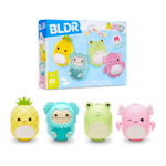 SQUISHMALLOWS stavebnica BLDR – Sada 4 postavičiek