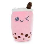 KAWAII BUBBLE TEA ružový plyšová hračka 22cm