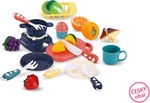 Kuchynský set v košíku 26x19x14 cm - modrý - slovenský obal