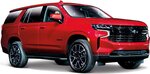 Maisto - 2021 Chevy Tahoe, rdeča, 1:26