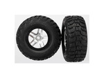 Traxxas koleso 2.2/3.0", disk SCT Split-Spoke saténový-čierny, pneu Kumho (2)
