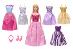 Bambola principessa e set di vestiti 30 cm