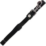 Vodítko Active Dog Premium M čierne 2x120cm