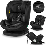 Lionelo Autosedačka Bastiaan i-Size (40-150 cm) Black Carbon