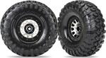 Traxxas kolo 2.2", disk Method 105 čierny chróm, pneu Canyon Trail (pár)