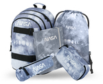 BAAGL SET 5 Skate NASA Grey: rucsac, penar, sac, dosar, husă