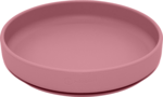 PETITE&amp;MARS Tanier silikónový s prísavkou TAKE&amp;MATCH Dusty Rose 6m+