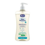 CHICCO Šampón jemný na vlasy a telo s dávkovačom Baby Moments 92 % prírodných zložiek 500