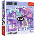 Trefl Puzzle 4v1 Deň s Kuromi / Hello Kitty