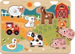 2Giocattoli per bambini Puzzle Fattoria