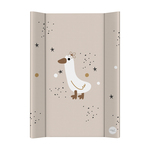 CEBA BABY Matelas à langer 2 côtés avec planche rigide (50x70) Basic Star Duck