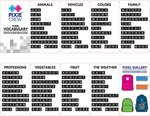 PIXIE CREW tematická sada malých pixelov s písmenami a znakmi