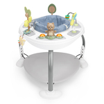 INGENUITY Jouet actif sauteur avec table 2-en-1 Bounce to Bloom™ Chambray
