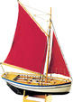 COREL Stĺp rybárska loď 1:25 kit