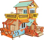 Woodcraft Drevené 3D puzzle Vidiecka chata
