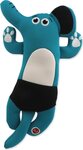 Hračka Dog Fantasy Water Float slon pískací a plávajúci tyrkysová 34cm