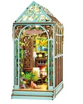 Дървен строителен комплект зимна градина със светлина, 255 бр | Woodworks