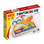 Quercetti Mozaika Fantacolor Portable - 280 ks, mix 3 veľkostí štipcov