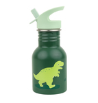 A Little Lovely Company - bouteille à boire en acier inoxydable à paroi simple, 350 ml - dinosaure