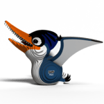 EUGY Pterodattilo 3D puzzle di cartone
