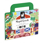 Janod Magnetipuzzle Ferma 24 buc în formă de valiză