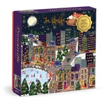 Galison Puzzle din folie Joy Laforme Orașul de Crăciun Presentville 500 piese