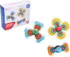 Baby spinnery - hryzátka s prísavkou 3 ks