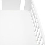 Jersey prestieradlo do postieľky New Baby 120x60 biele