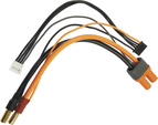 Spektrum nabíjací kábel IC5 batérie - 5mm samec pozlátený 15cm