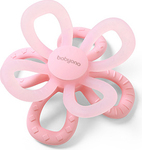 Babyono Jouet de dentition en silicone Flower - rose