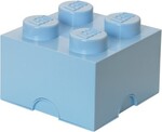 LEGO® úložný box 4 - bledomodrá  250 x 250 x 180 mm