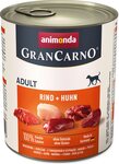 Konzerva Animonda Gran Carno Adult hovädzie a kura 800g