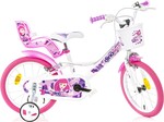 Dino Bikes - Detský bicykel 16" 164RSN-05FY - Fairy biely 2024