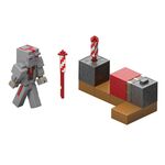 Minecraft 8 cm-es figura játéktevékenységgel - Tűzijáték Indító