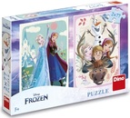 Puzzle Frozen: Anna a Elsa 2x77 dielikov