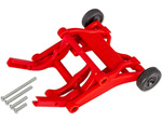 Ruedas de soporte completas rojas Traxxas