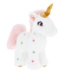 Keel Toys SE3063-1 Keeleco Licorne blanche - jouet en peluche éco 16 cm