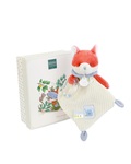 Doudou Geschenkset Plüschfuchs Romarin mit Rassel 21 cm