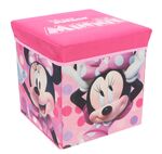 Cozy Noxxiez SB607 Minnie Mouse - cutie de depozitare și taburet