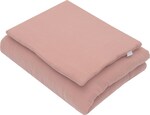 Mušelínový set s výplňou New Baby 80x70 cm ružový