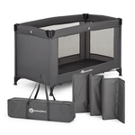 PETITE&amp;MARS Postýlka cestovní Koot Lite, Dark Grey